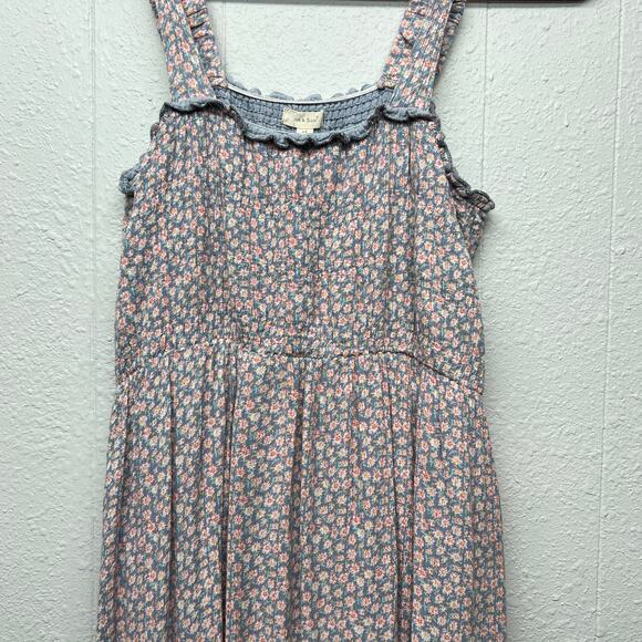 Sim & Sam Womens Babydoll Dress Medium Maxi Floral Cottagecore Fairy Romantic - Picture 4 of 16